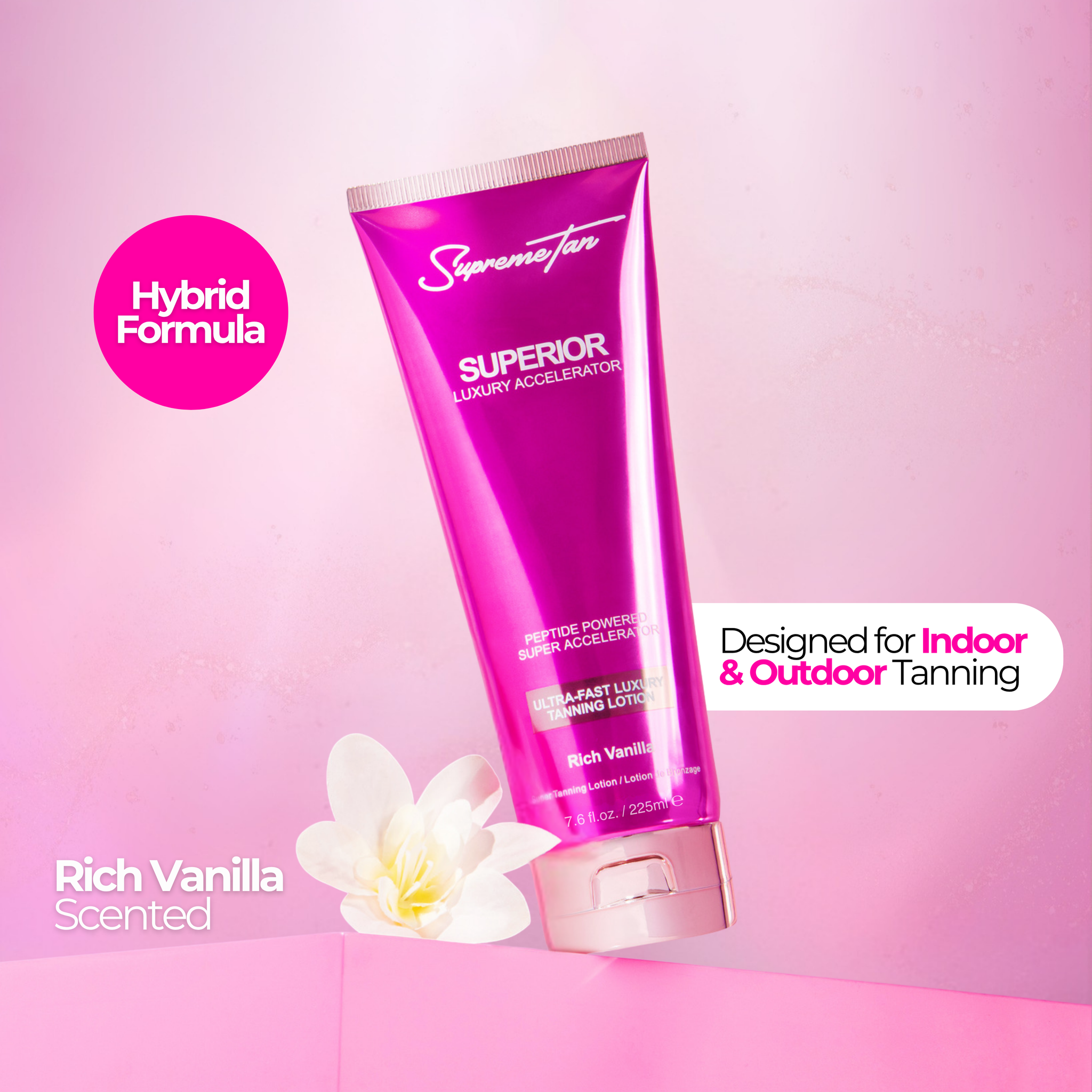 SupremeTan SUPERIOR Luxury Tanning Accelerator Cream - Vanilla
