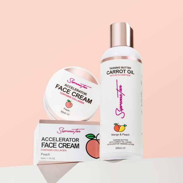 Deluxe Face & Body Bundle - Tanning Butter with Carrot Oil
